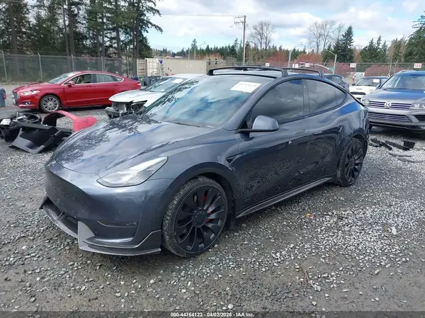 7SAYGDEF0NF543492 2022 TESLA MODEL Y - Image 2