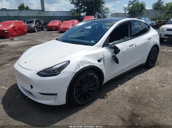 7SAYGDEF1NF445491 2022 TESLA MODEL Y - Image 2