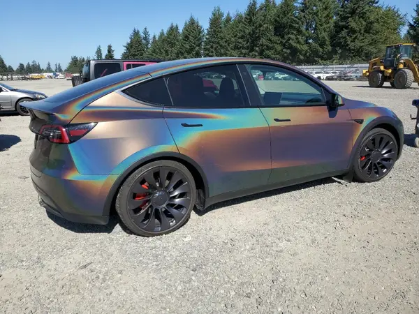 2023 TESLA MODEL Y COPART lot 81075605 auction photo 3