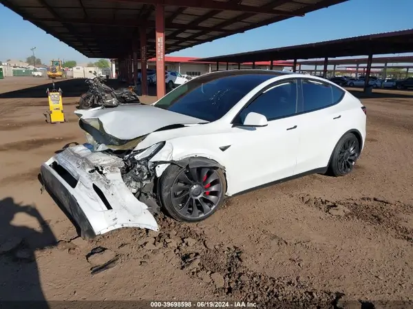 7SAYGDEF6NF409540 2022 TESLA MODEL Y - Image 2