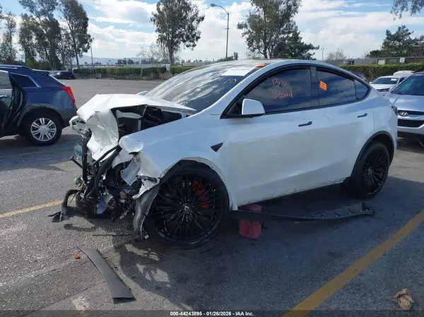 7SAYGDEF8NF445617 2022 TESLA MODEL Y - Image 2