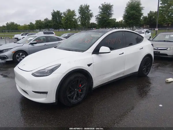 7SAYGDEF8NF455418 2022 TESLA MODEL Y - Image 2