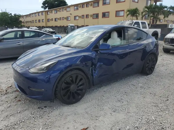 7SAYGDEF8NF465334 2022 TESLA MODEL Y - Image 1