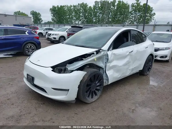 7SAYGDEFXNF522164 2022 TESLA MODEL Y - Image 2