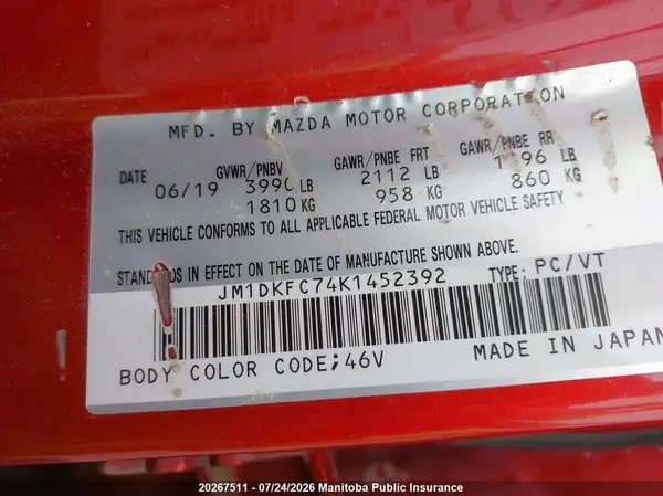 JM1DKFC74K1452392 2019 MAZDA CX-3 - Image 8