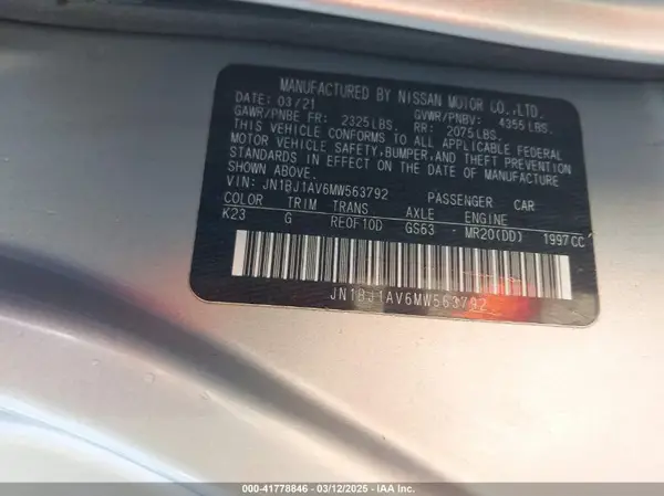 JN1BJ1AV6MW563792 2021 NISSAN ROGUE - Image 8