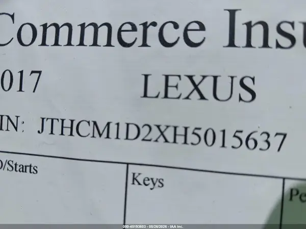 JTHCM1D2XH5015637 2017 LEXUS IS - Image 8