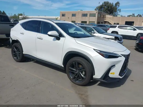 JTJHKCFZ9N2004805 VIN - 2022 LEXUS NX 450H+ LUXURY WHITE 2.5L I-4