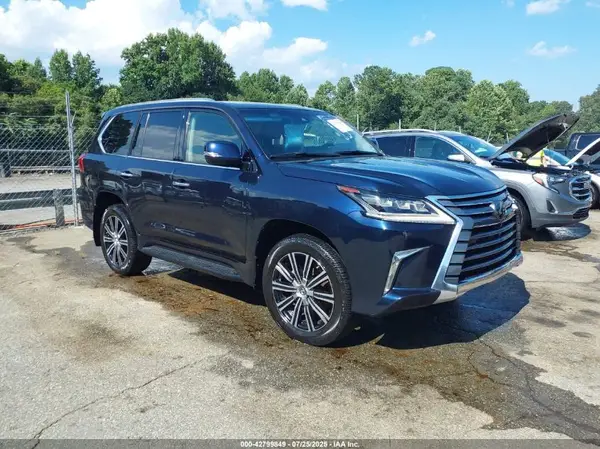 JTJHY7AX6J4262824 VIN - 2018 LEXUS LX 570 THREE-ROW BLUE 5.7L V-8