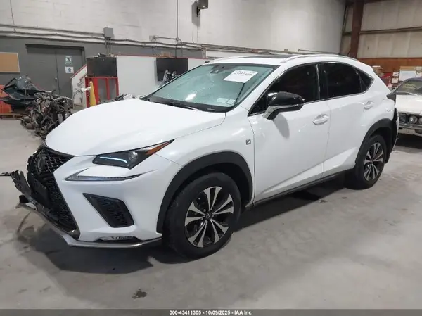 JTJSARDZ2M5020792 VIN - 2021 LEXUS NX 300 F SPORT WHITE 2.0L I-4