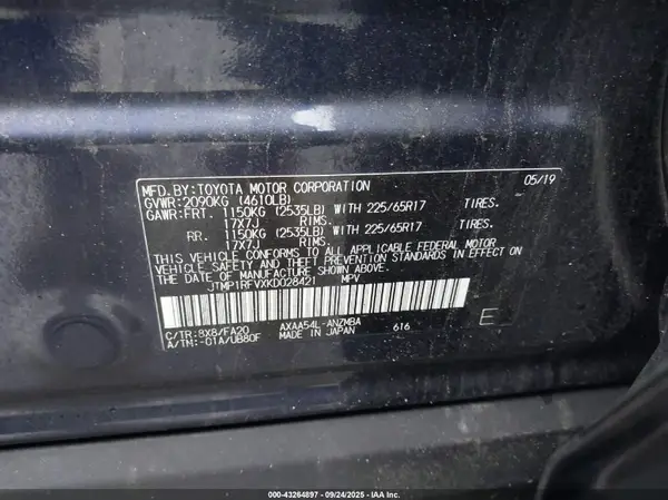 JTMP1RFVXKD02842 2019 TOYOTA RAV 4 - Image 8
