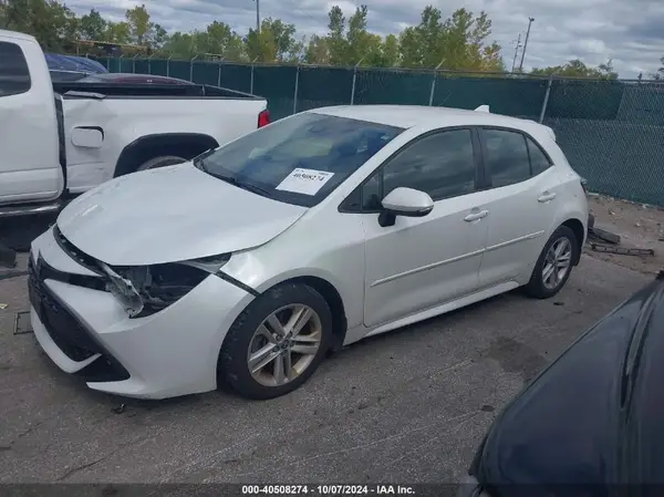 JTND4MBE3M3131638 2021 TOYOTA COROLLA - Image 2