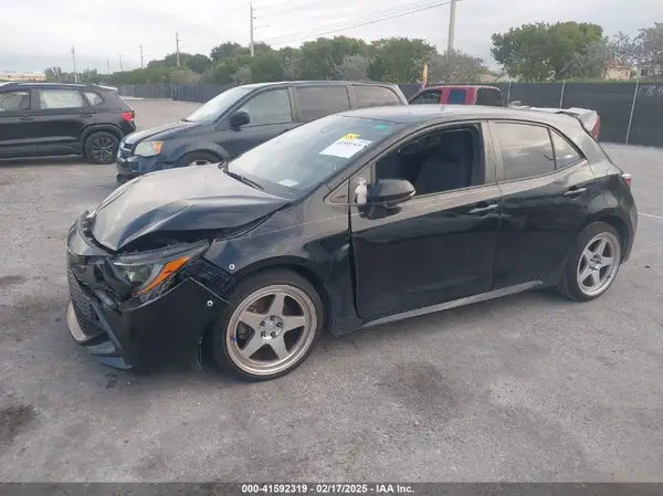 JTNK4RBE1K3027554 2019 TOYOTA COROLLA - Image 2