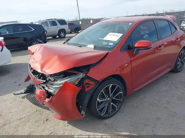 JTNK4RBE2K3015543 2019 TOYOTA COROLLA - Image 2