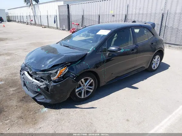 JTNK4RBE3K3044520 2019 TOYOTA COROLLA - Image 2