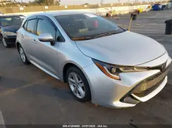 JTNK4RBE4K3047183 2019 TOYOTA COROLLA