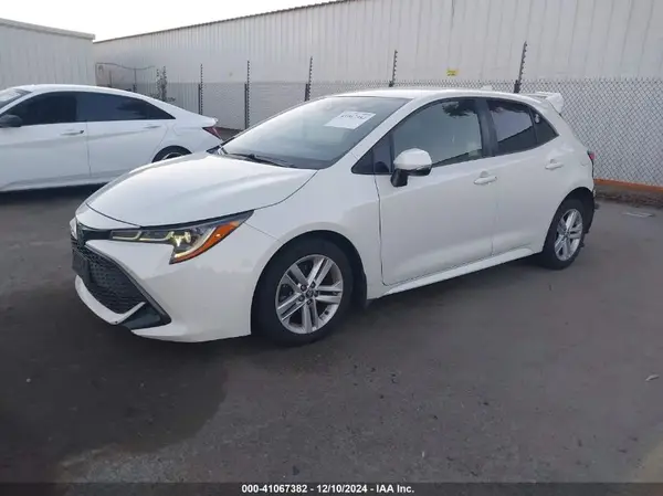 JTNK4RBE8K3027454 2019 TOYOTA COROLLA - Image 2