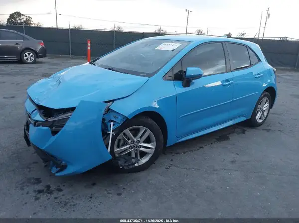 JTNK4RBE8K3055190 2019 TOYOTA COROLLA - Image 2