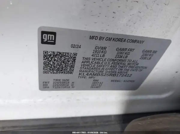 KL4AMBS25RB172412 2024 BUICK ENCORE GX - Image 8