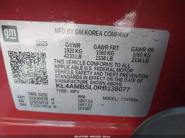 KL4AMBSL0RB138077 2024 BUICK ENCORE GX - Image 8
