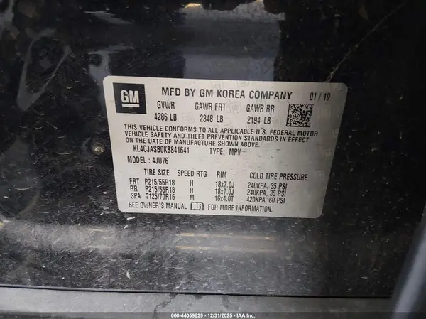 KL4CJASB0KB841641 2019 BUICK ENCORE - Image 8