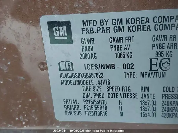 KL4CJGSBXGB557623 2016 BUICK ENCORE - Image 8