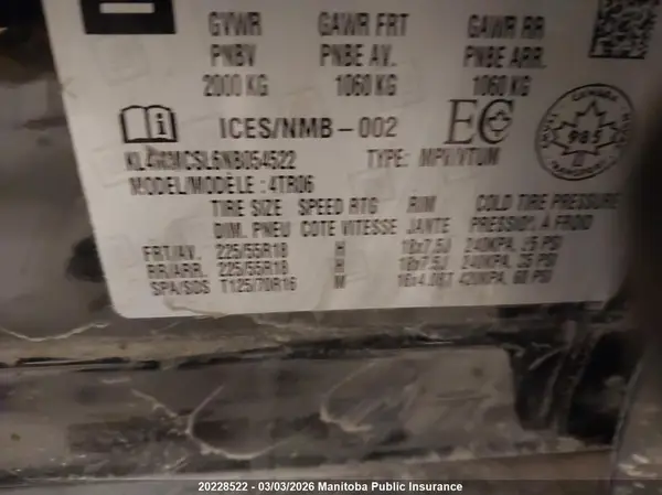 KL4MMCSL6NB054522 2022 BUICK ENCORE GX - Image 8