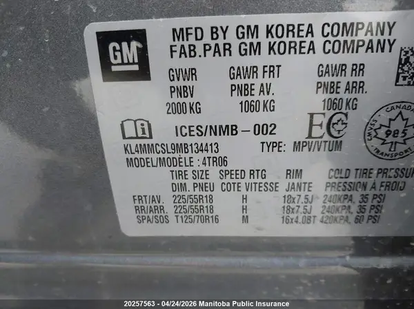 KL4MMCSL9MB134413 2021 BUICK ENCORE GX - Image 8