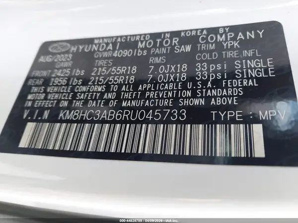 KM88C3AB6RU045733 2024 HYUNDAI KONA - Image 8
