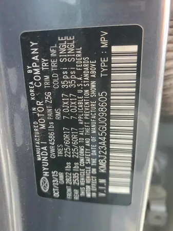 KM8J23A45GU098605 2016 HYUNDAI TUCSON - Image 3