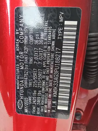 KM8K33AG3PU188217 2023 HYUNDAI KONA - Image 6