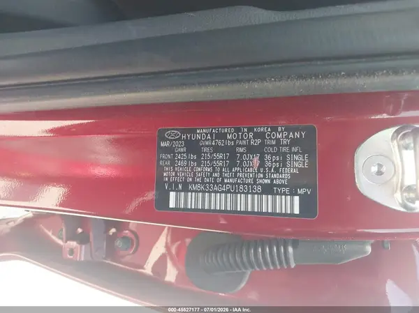 KM8K33AG4PU183138 2023 HYUNDAI KONA - Image 8