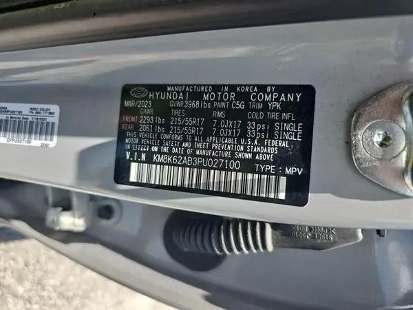 KM8K62AB3PU027100 2023 HYUNDAI KONA - Image 2