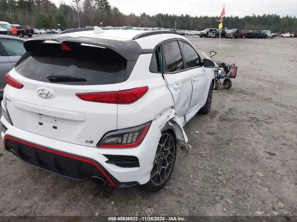KM8KH3AC8NU002778 VIN - 2022 HYUNDAI KONA N WHITE 2.0L I-4 DI