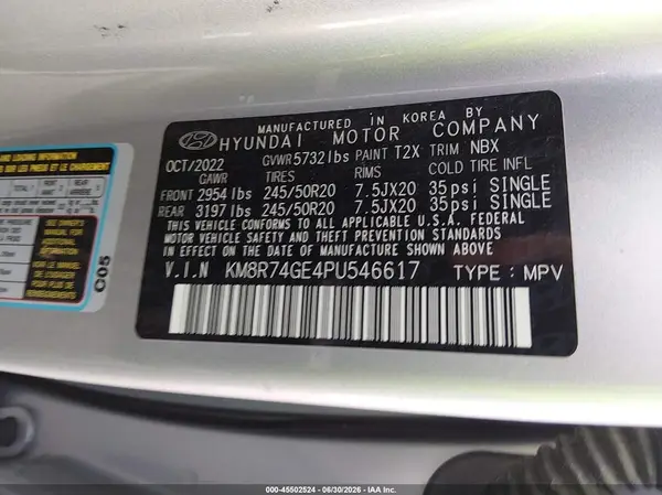 KM8R74GE4PU546617 2023 HYUNDAI PALISADE - Image 8