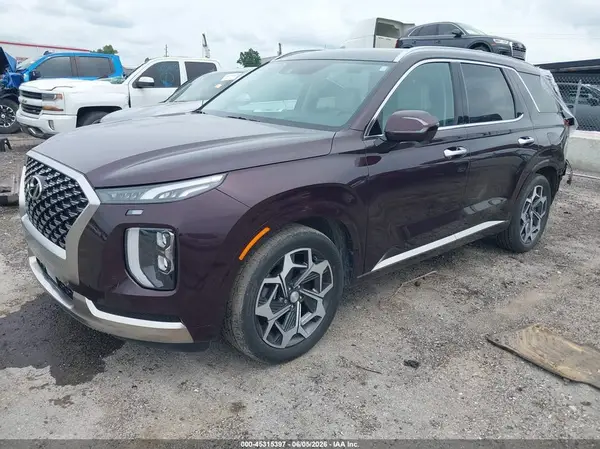 KM8R74HEXNU454522 2022 HYUNDAI PALISADE - Image 2
