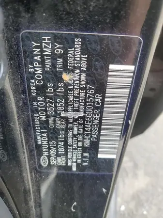 KMHCT4AE6GU015767 2016 HYUNDAI ACCENT - Image 6
