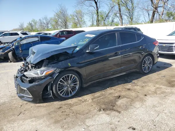 KMHD04LB6JU523843 2018 HYUNDAI ELANTRA - Image 1