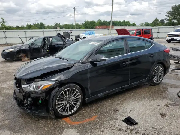 KMHD04LBXJU721177 2018 HYUNDAI ELANTRA - Image 1