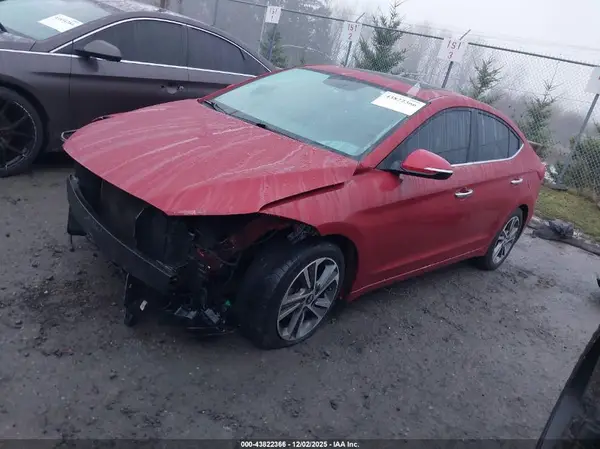 KMHD84LF0HU102187 2017 HYUNDAI ELANTRA - Image 2