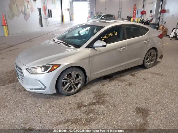 KMHD84LF2HU189252 2017 HYUNDAI ELANTRA - Image 2