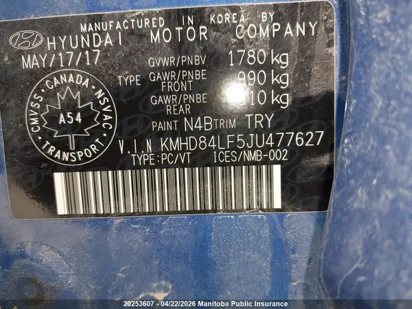 KMHD84LF5JU477627 2018 HYUNDAI ELANTRA - Image 8