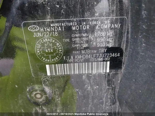 KMHD84LF7JU723464 2018 HYUNDAI ELANTRA - Image 8