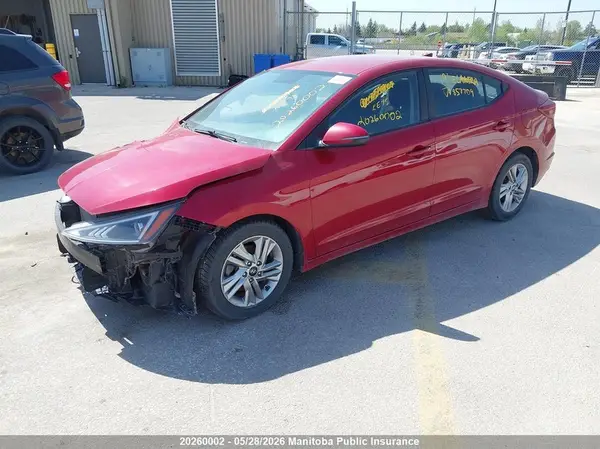 KMHD84LFXKU857709 2019 HYUNDAI ELANTRA - Image 2