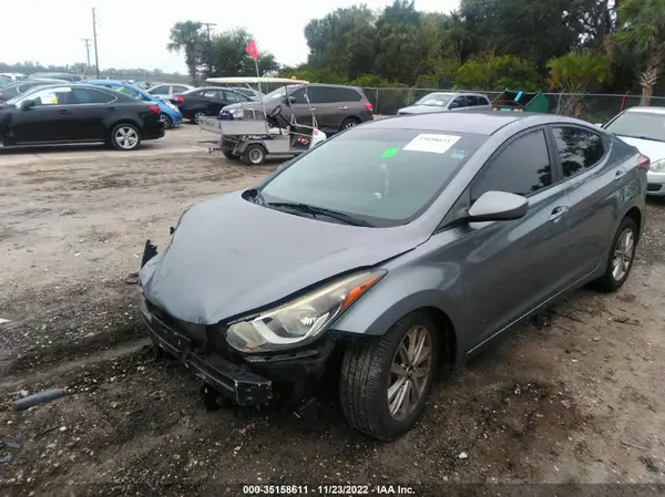 KMHDH4AE2GU623971 2016 HYUNDAI ELANTRA - Image 2