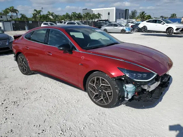 2023 HYUNDAI SONATA COPART lot 55960705 auction photo 4