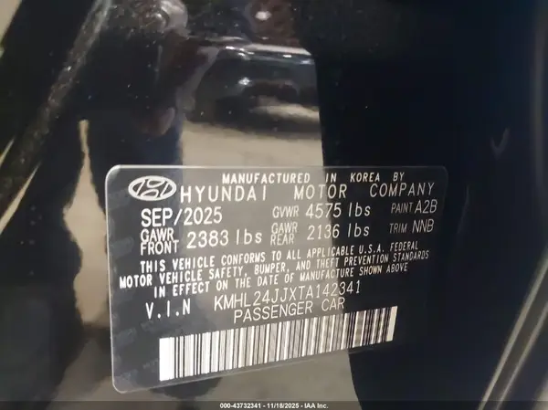 KMHL24JJXTA142341 2026 HYUNDAI SONATA - Image 5