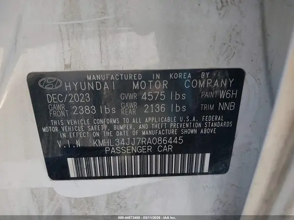 KMHL34JJ7RA086445 2024 HYUNDAI SONATA - Image 8