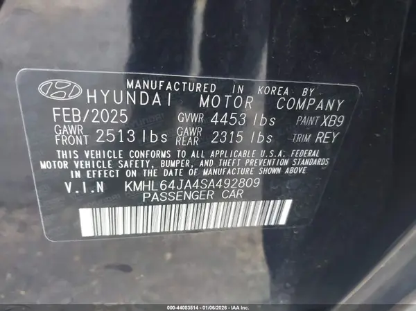 KMHL64JA4SA492809 2025 HYUNDAI SONATA - Image 8