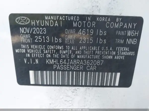 KMHL64JA8RA362087 2024 HYUNDAI SONATA - Image 8